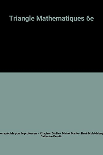 triangle mathematiques 6e
