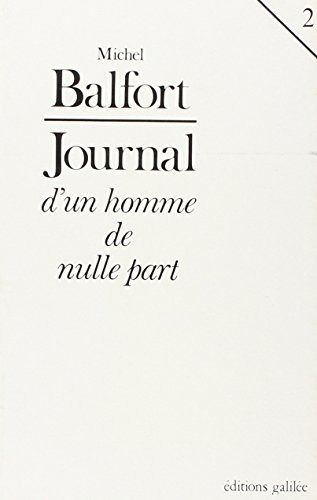 journal d'un homme de nulle part