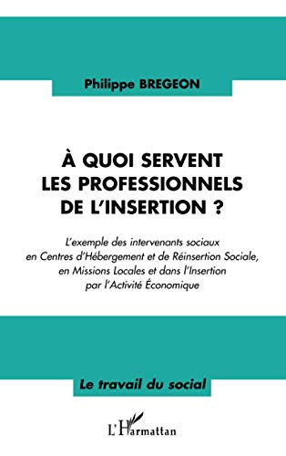 A quoi servent les professionnels de l'insertion ? : l'exemple des intervenants sociaux en centres d