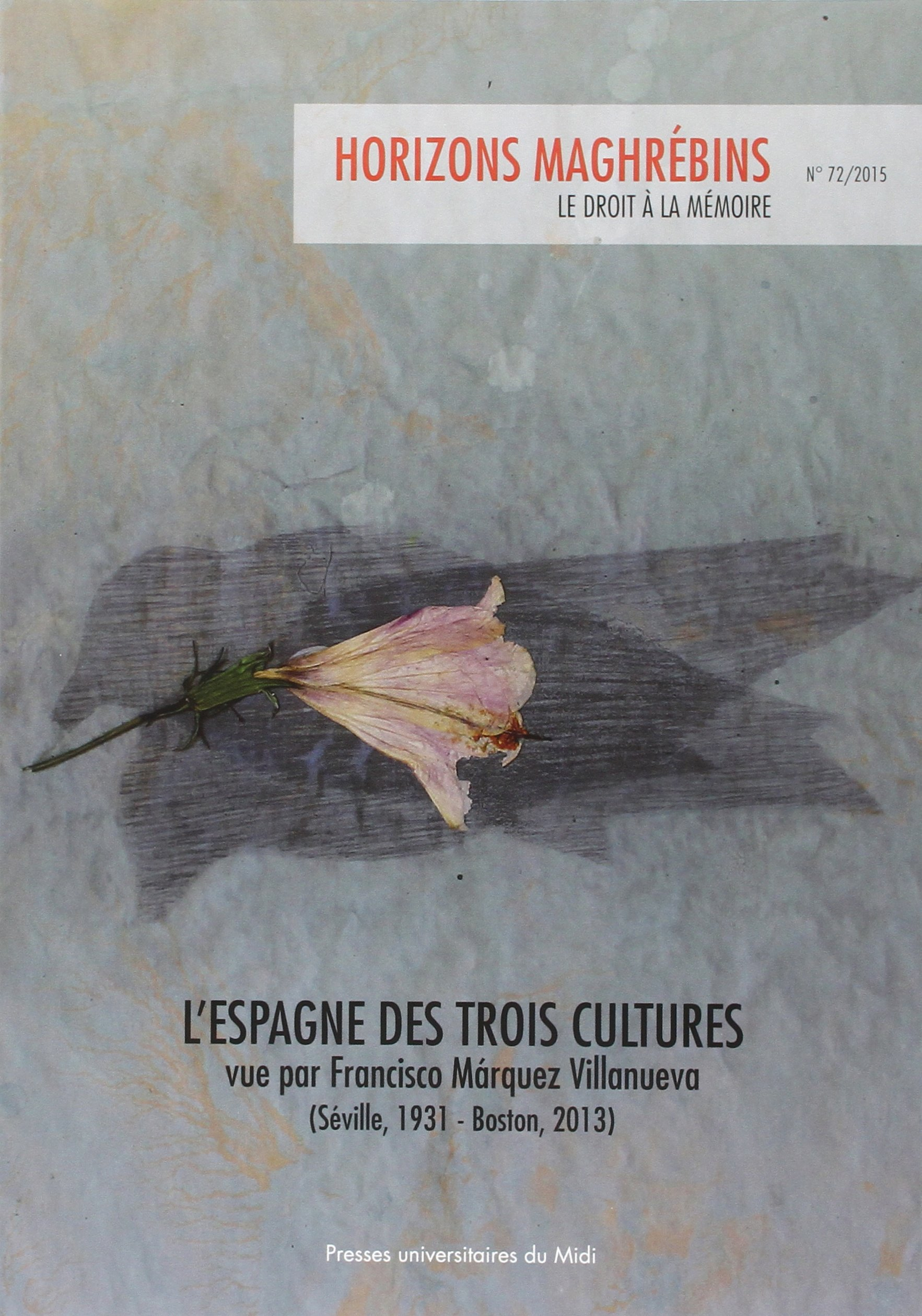 Horizons maghrébins, n° 72. L'Espagne des trois cultures : vue par Francisco Marquez Villanueva (Sév
