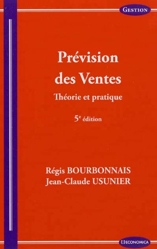 Prévision des ventes : théorie et pratique
