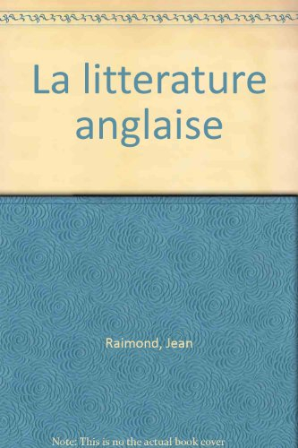 la littérature anglaise