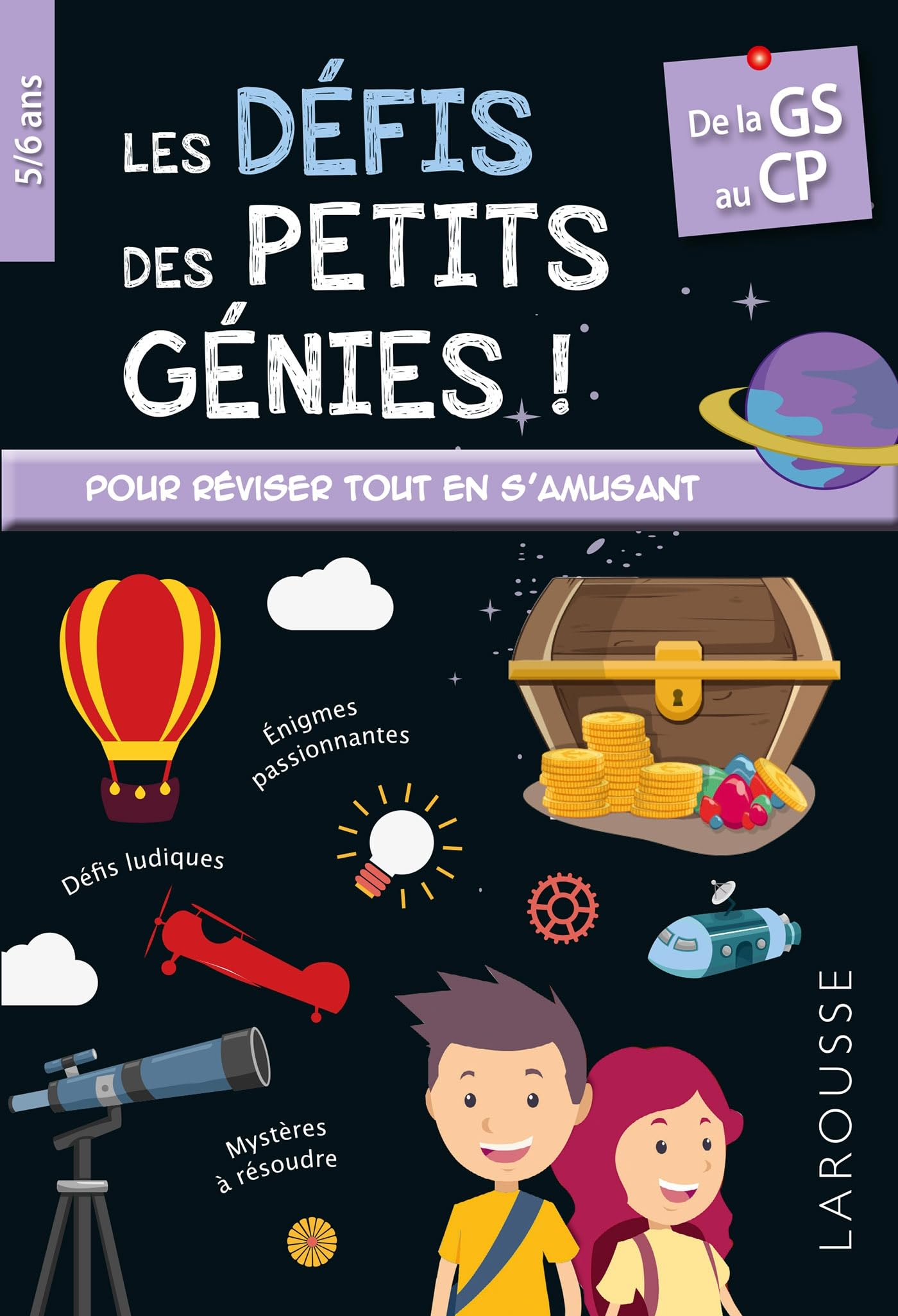 Les défis des petits génies ! : de la GS au CP, 5-6 ans