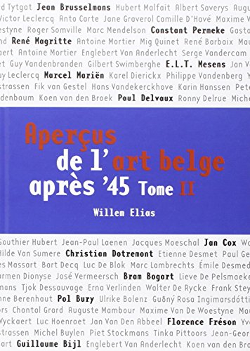 Aperçus de l'art belge après '45. Vol. 2