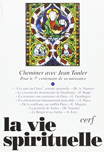 cheminer avec jean tauler revue vie spirituelle 738