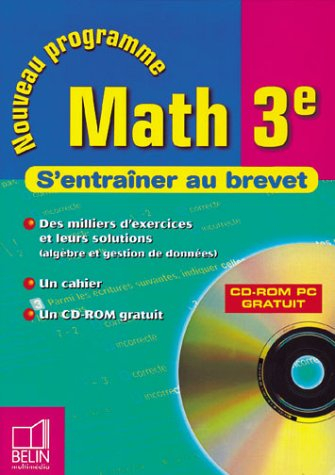 Math 3e : s'entraîner au brevet