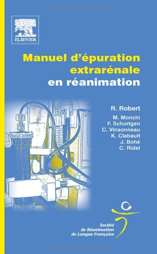 Manuel d'épuration extrarénale en réanimation