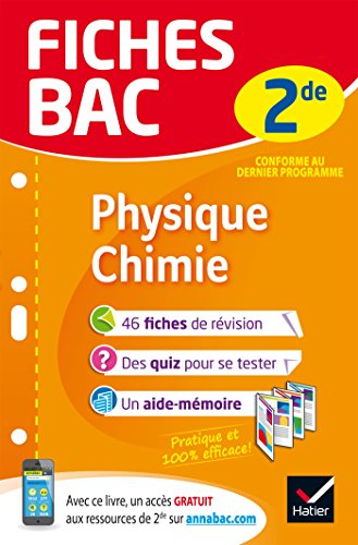 Physique chimie 2de