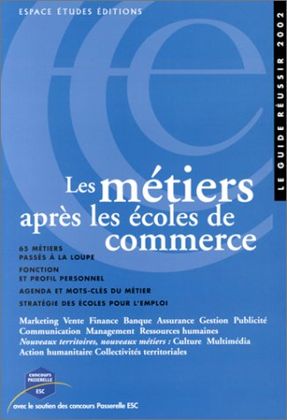 Les métiers après les écoles de commerce