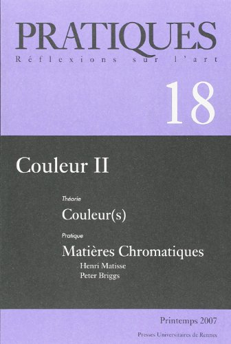 Pratiques, n° 18. Couleurs, 2