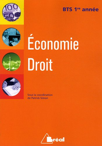 Economie droit, BTS 1re année
