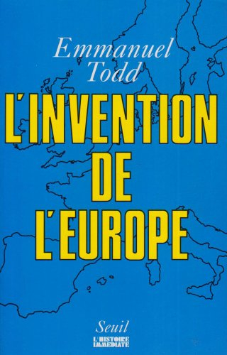 L'invention de l'Europe