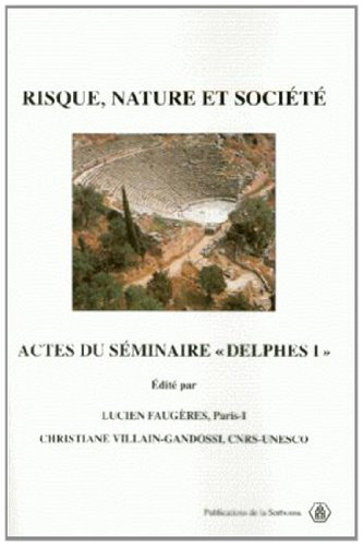 risque, nature et société. séminaire, delphes  i