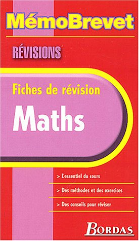 Maths : fiches de révision