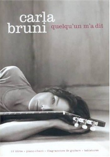 Partition : Carla Bruni, quelqu'un m'a dit p/v/g