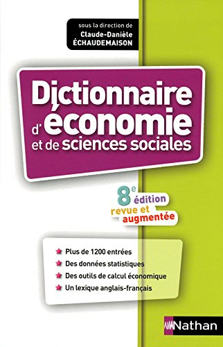 Dictionnaire d'économie et de sciences sociales