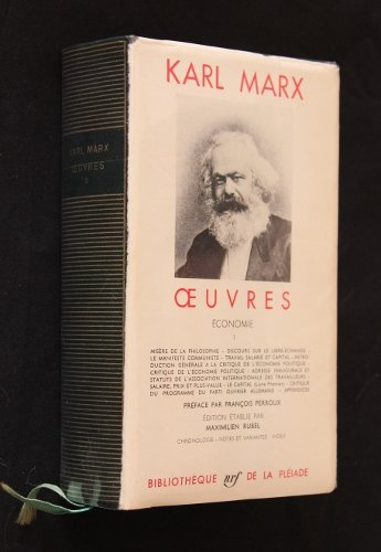 karl marx, oeuvres - economie, tome i (bibliothèque de la pléiade)