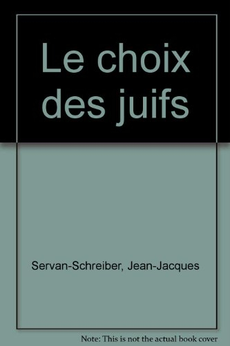 Le Choix des juifs
