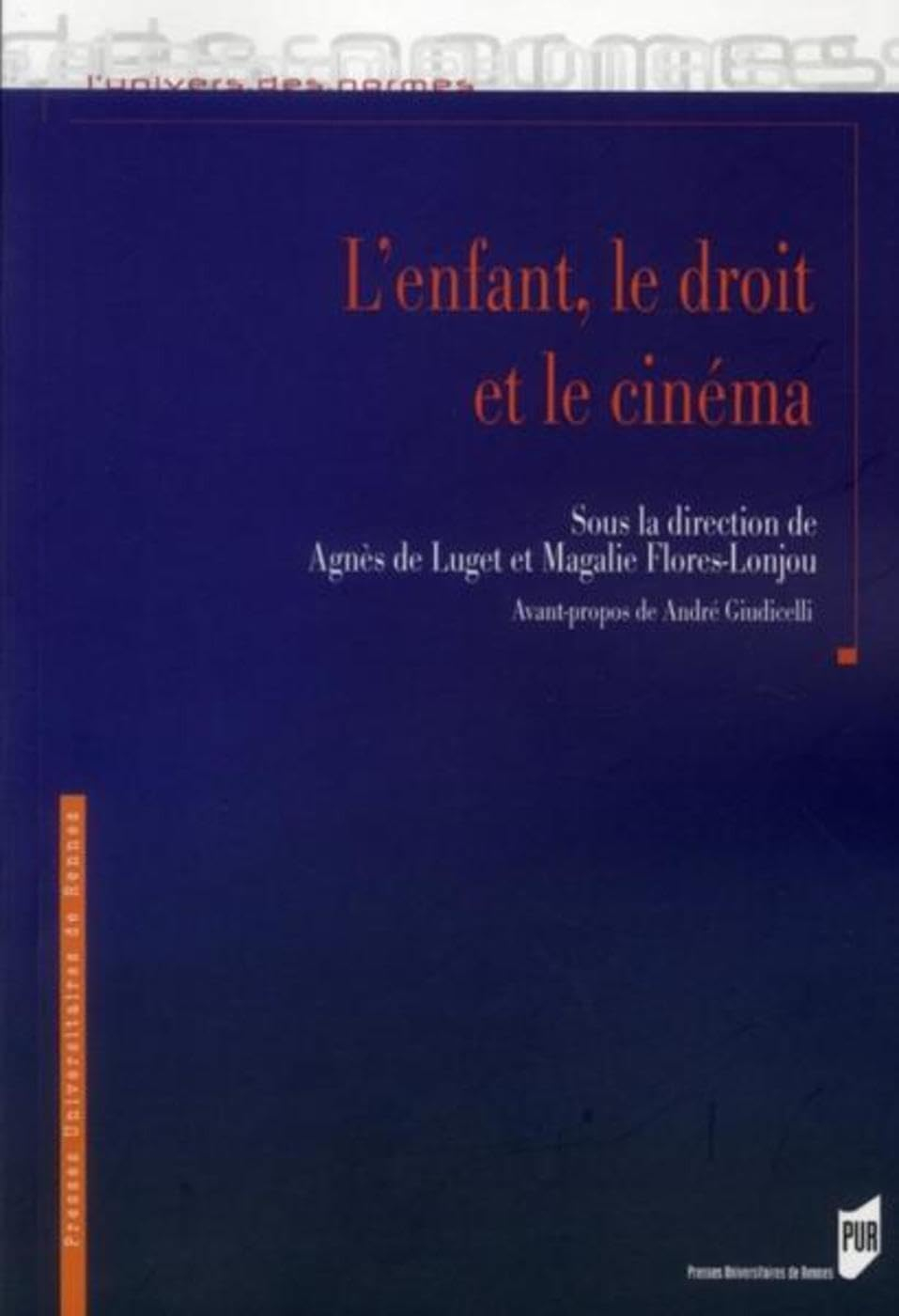 L'enfant, le droit et le cinéma