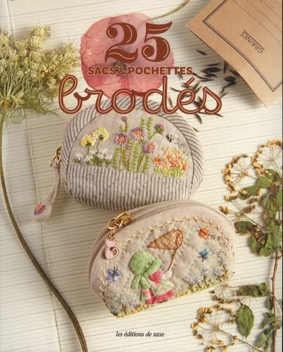 25 sacs & pochettes brodés