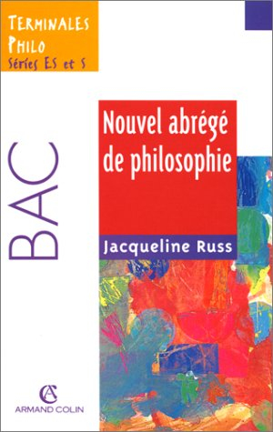 nouvel abrégé de philosophie terminales es-s, 2e édition