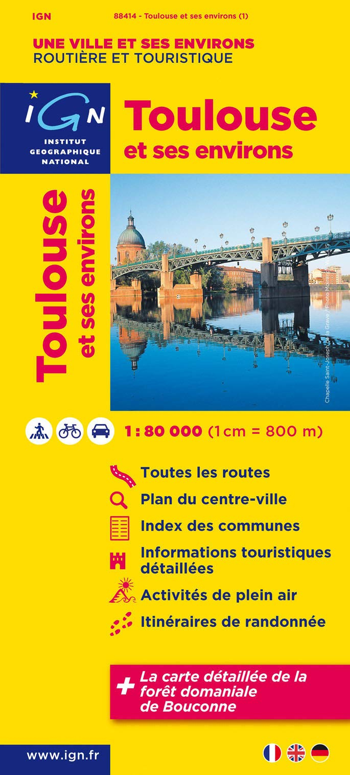 88414 Toulouse et Ses Environs 1/80.000
