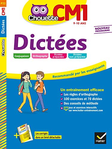 Dictées CM1, 9-10 ans : nouveau programme