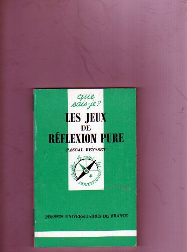 Les jeux de réflexion pure