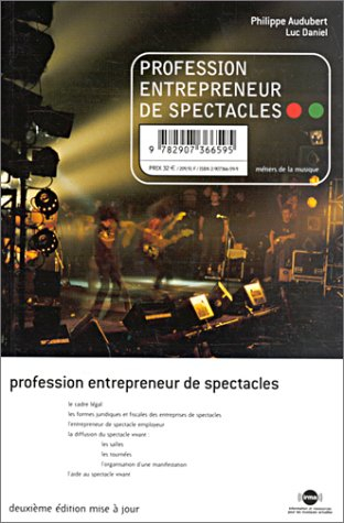 profession entrepreneur de spectacles
