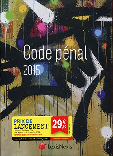 Code pénal 2015 : jaquette Mist