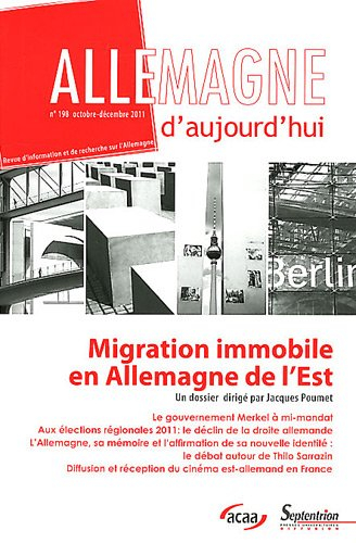 Allemagne d'aujourd'hui, n° 198. Migration immobile en Allemagne de l'Est