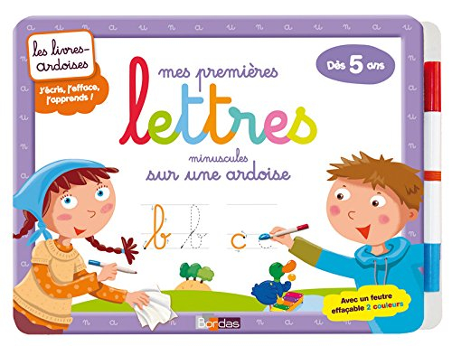 Mes premières lettres minuscules sur une ardoise, dès 5 ans