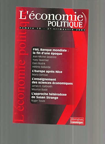 Revue économie politique n°10