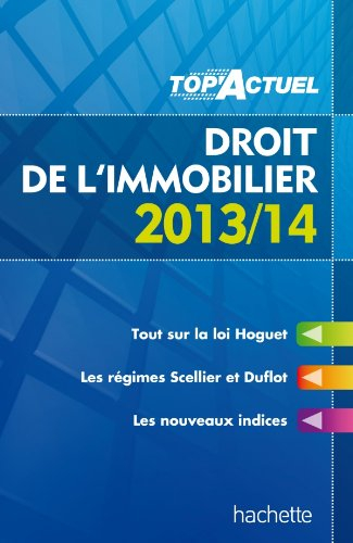 Droit de l'immobilier : 2013-14