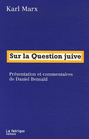 Sur la question juive