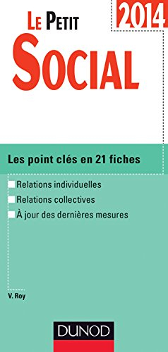 Le petit social : les notions clés en 21 fiches