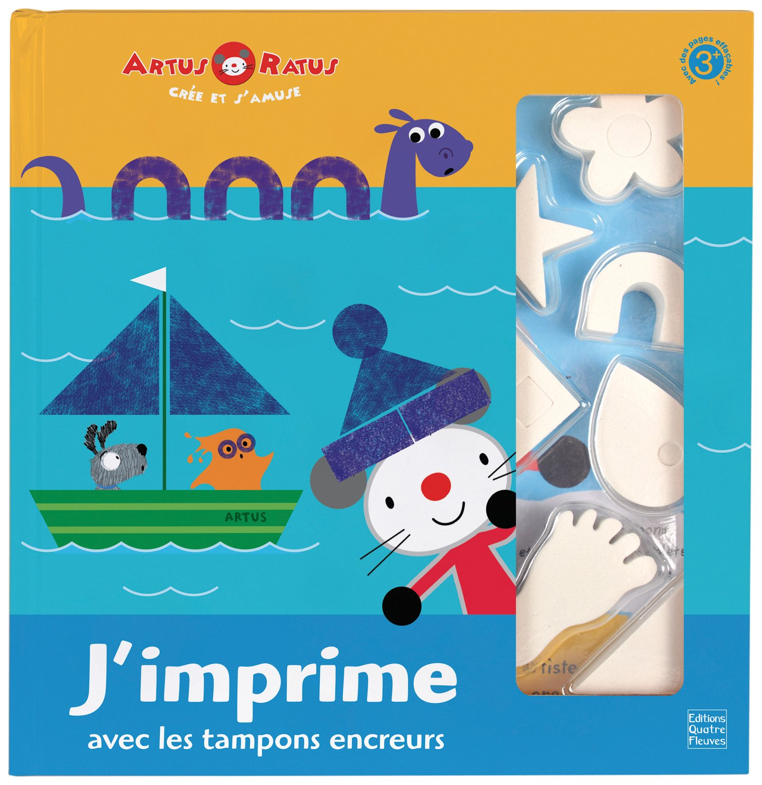 J'imprime avec les tampons encreurs