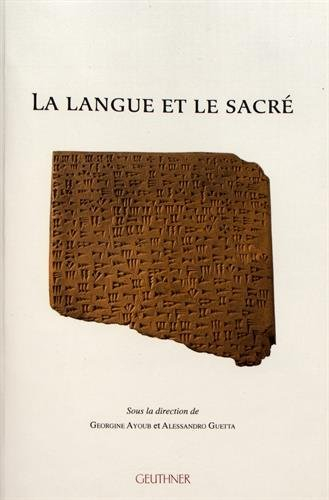 La langue et le sacré