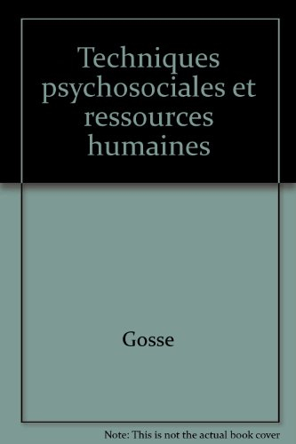 Techniques psychosociales et ressources humaines