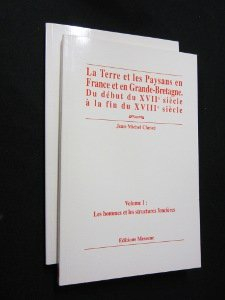La terre et les paysans en France et en Grande-Bretagne, du début du XVIIe siècle à la fin du XVIIIe
