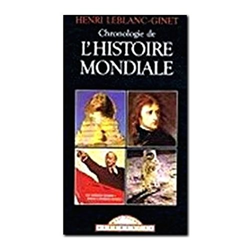 chronologie de l'histoire mondiale