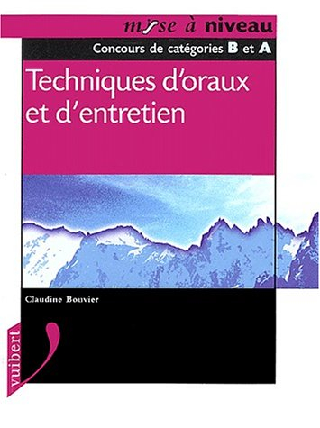 Techniques d'oraux et d'entretien