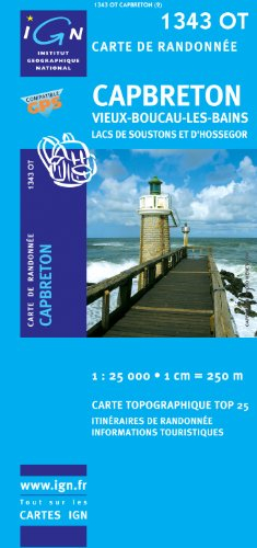 Capbreton, Vieux-Boucau-les-Bains : 1/25 000