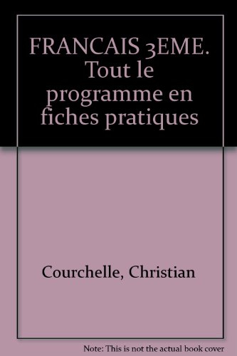 fichier français, 3e