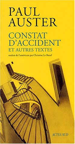 Constat d'accident : et autres textes