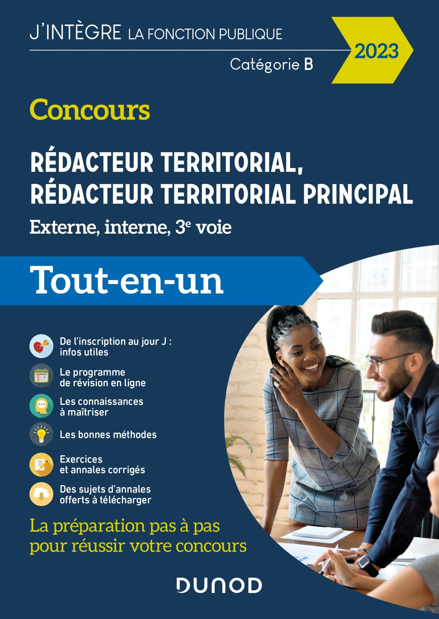Concours rédacteur territorial, rédacteur territorial principal 2023 : externe, interne, 3e voie, ca