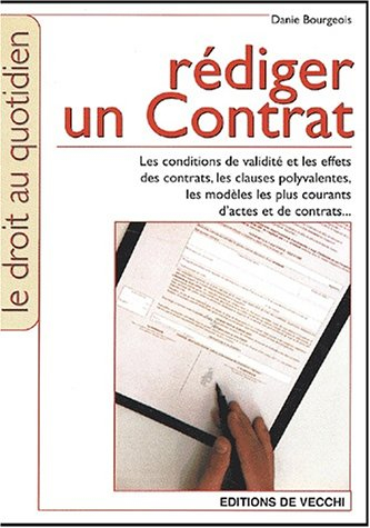 Rédiger un contrat