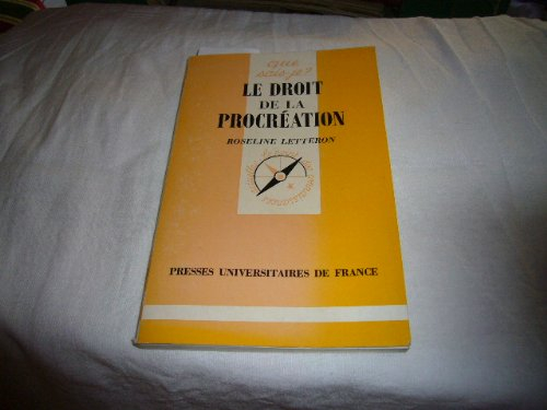 Le droit de la procréation