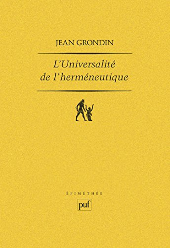 L'Universalité de l'herméneutique