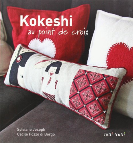Kokeshi au point de croix et autres points